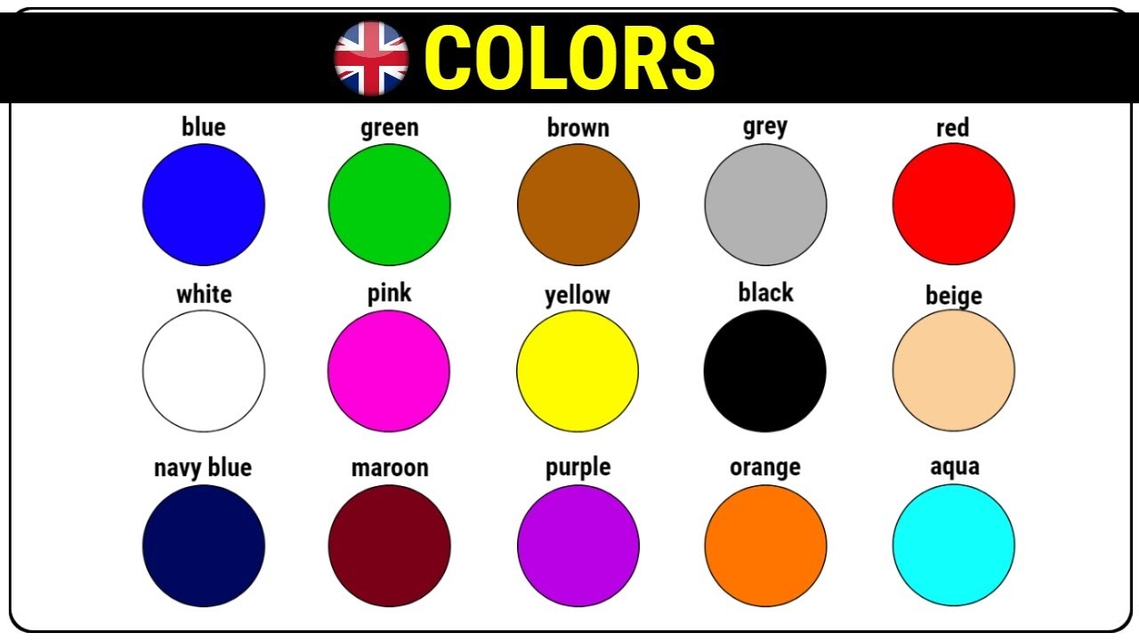 Bảng Màu Sắc Trong Tiếng Anh - Cách Sử Dụng Và Ý Nghĩa Thú Vị