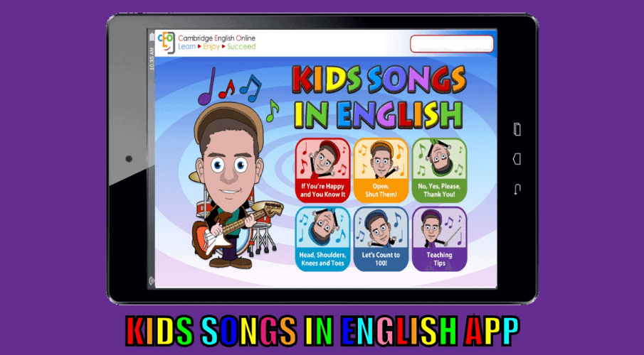 app học tiếng Anh english kids sóng