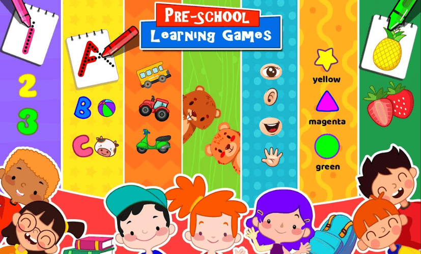 kids preschool learning game