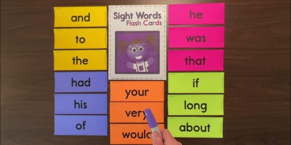 Cách để thường xuyên ôn tập cho bé về từ vựng sight words là gì?