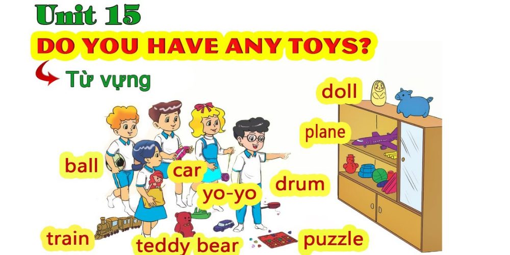 Từ vựng Unit 15 - Do you have any toys?