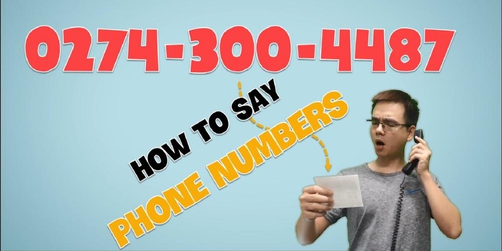 Hướng dẫn ngắt cụm số điện thoại trong tiếng Anh